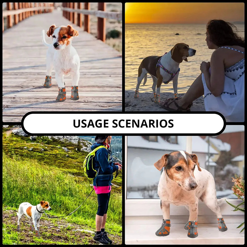 Anti Slip Shoes Waterproof for Small Dogs