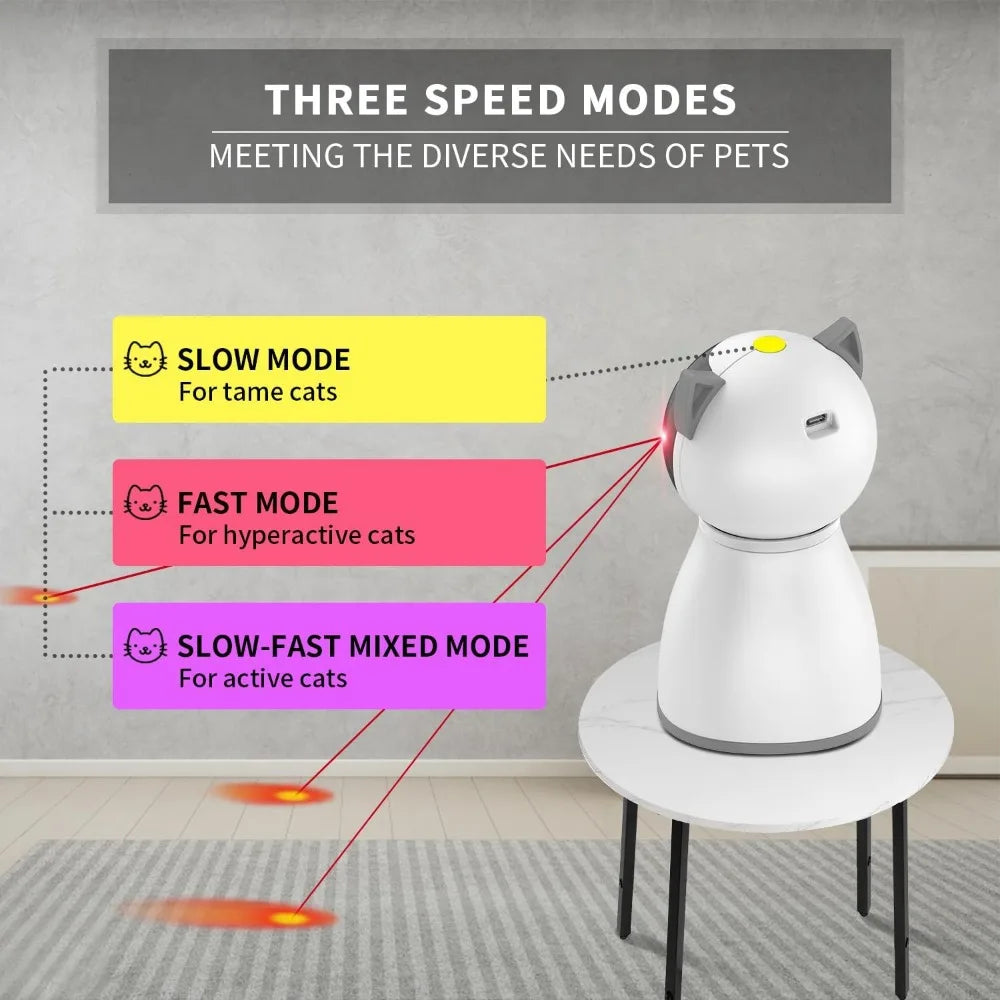 Motion Activated Rechargeable Automatic Cat Laser Toy