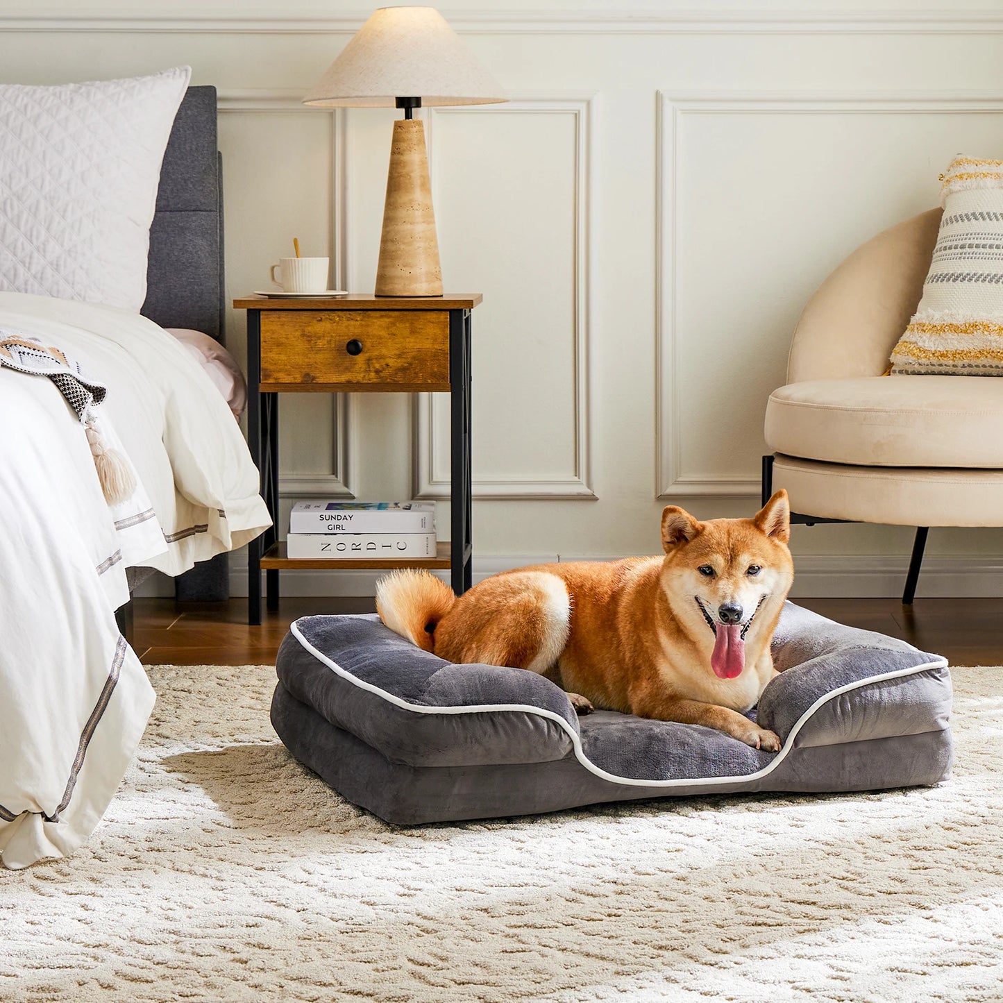 JHK Orthopedic Dog Bed Memory Foam