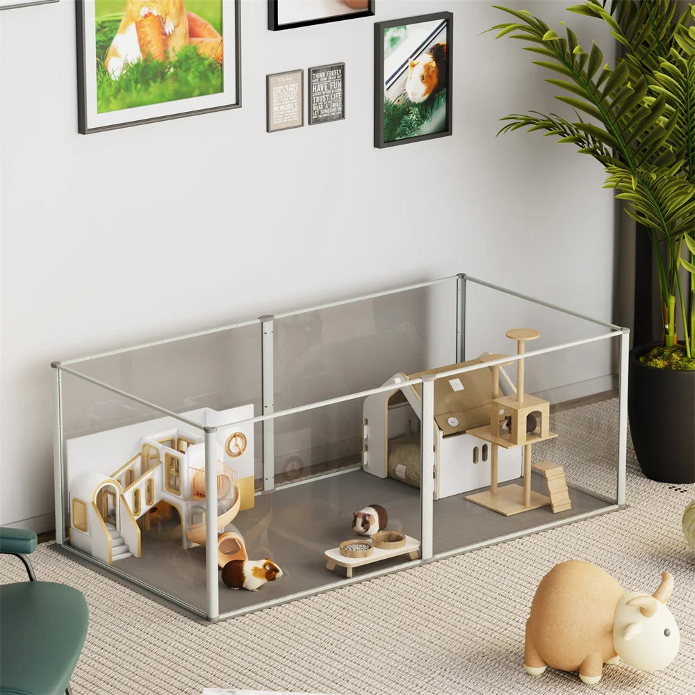 1 Pc Large Acrylic Dog Playpen