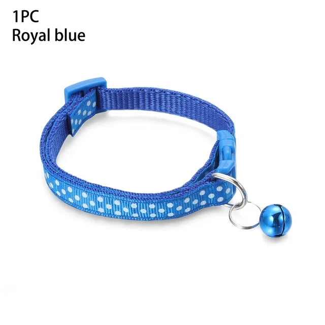 1 PC Colorful Bell Pendant Adjustable Dog and Cat Collars