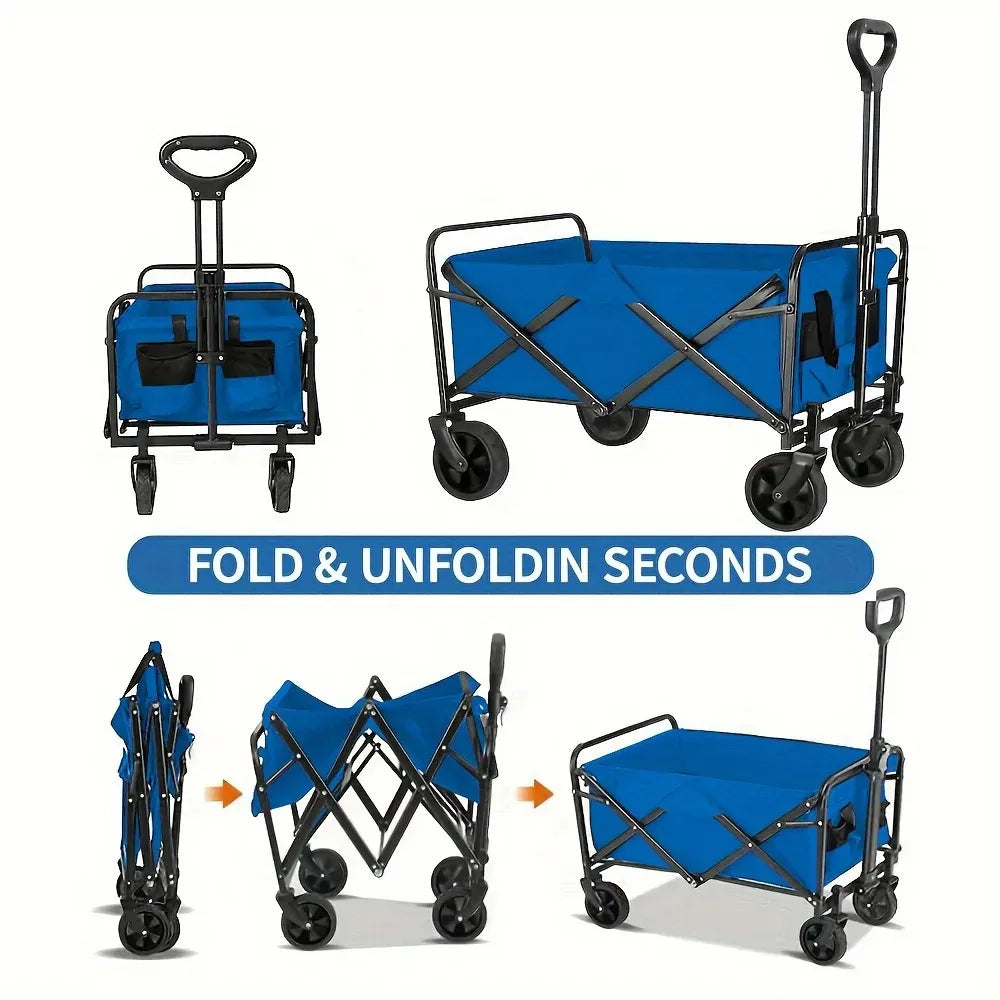 Wagon Cart Fordable Heavy Duty Utility Cart for Supplies