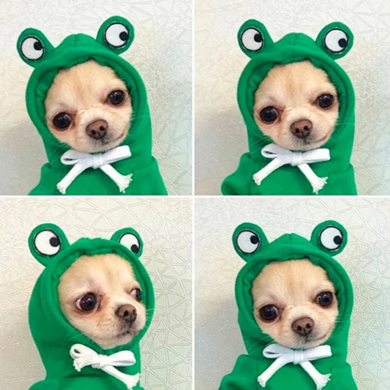 Winter Pet Hoodie Sweater Costume Washable