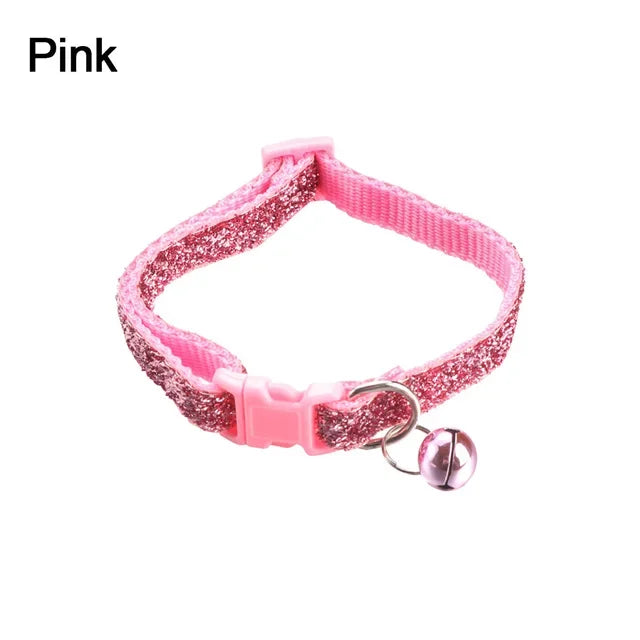 1 PC Colorful Bell Pendant Adjustable Dog and Cat Collars