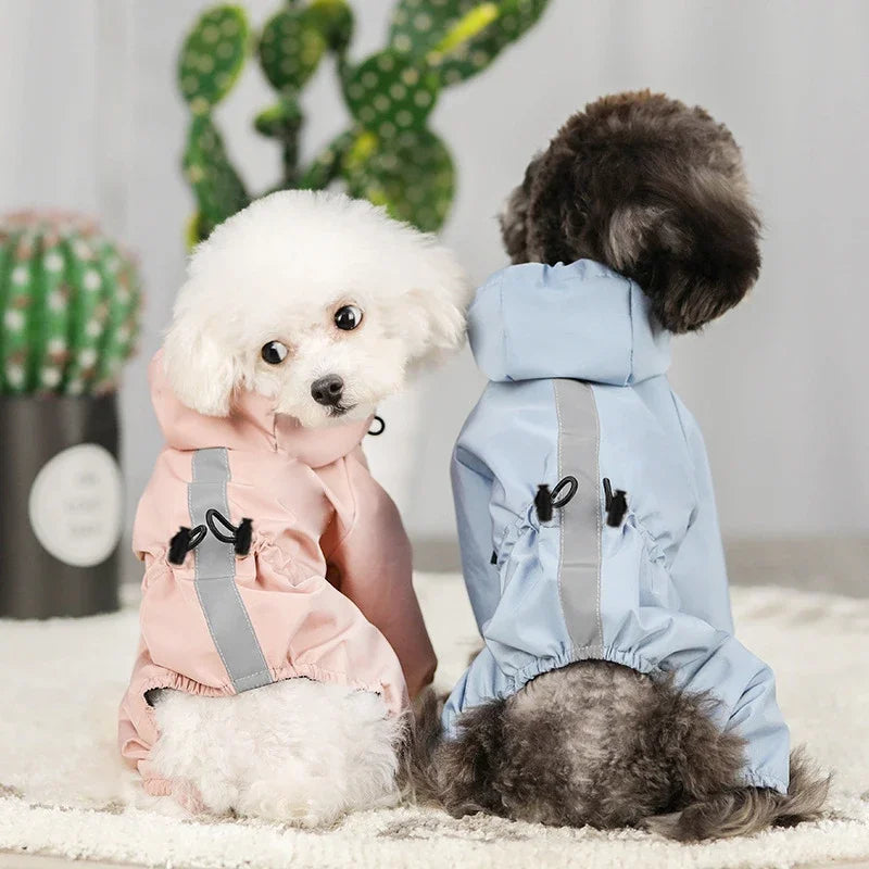 Pet Supplies Four-Legged Raincoat Waterproof