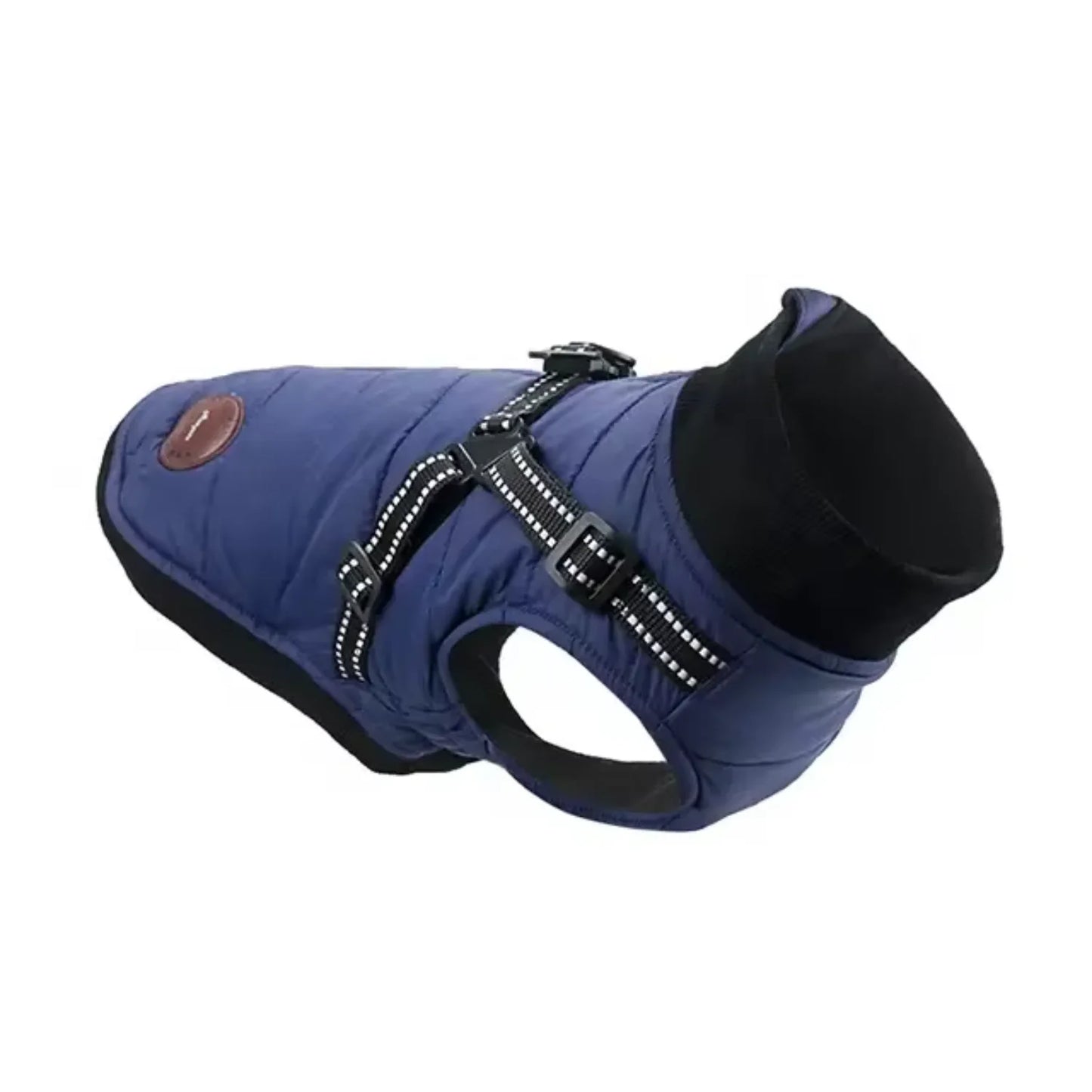 Quilted designed padding warm winter Dog Clothes With Harness