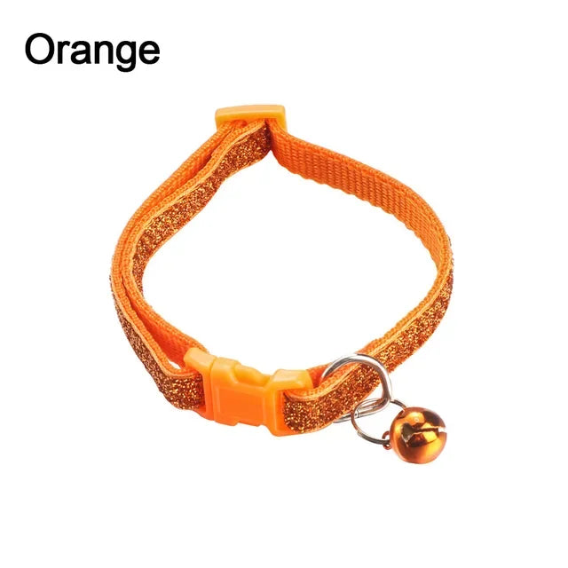 1 PC Colorful Bell Pendant Adjustable Dog and Cat Collars