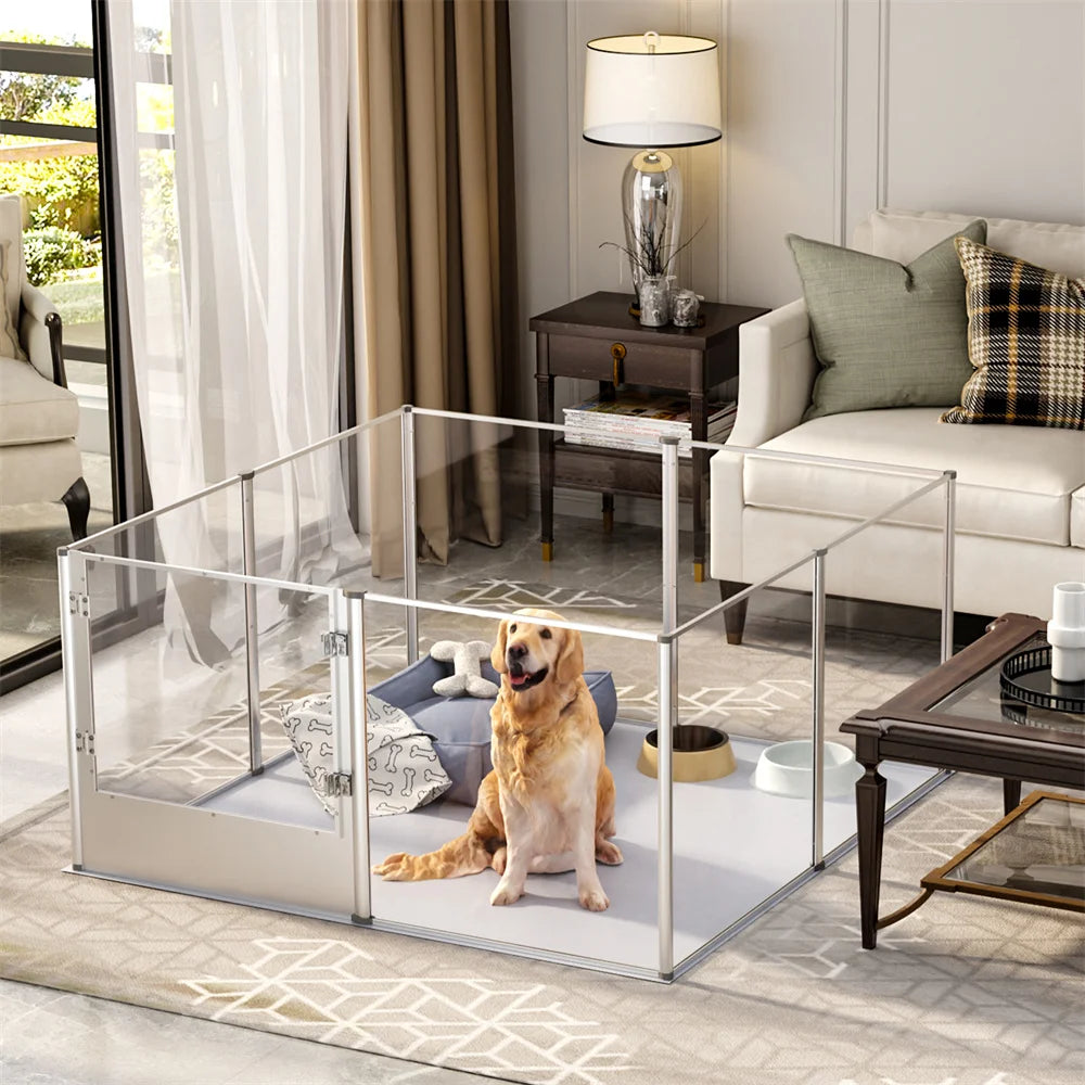 1 Pc Large Acrylic Dog Playpen
