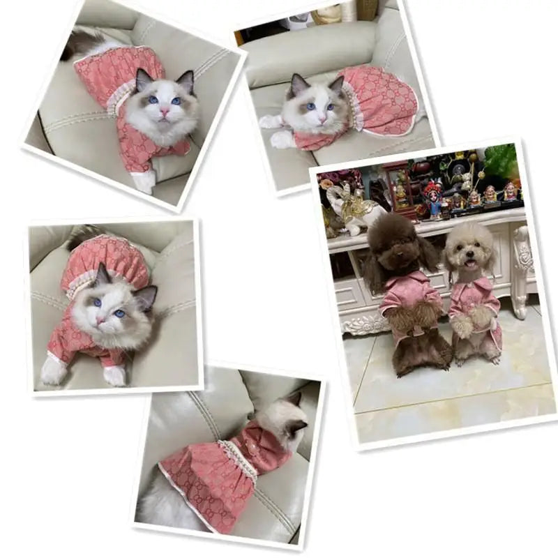 Pet Spring Clothing for Small and Medium-sized Dog Dress
