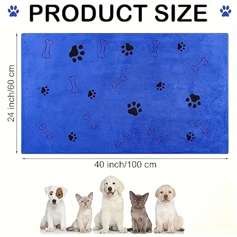 , Absorbent Pet Bath & Grooming Towels