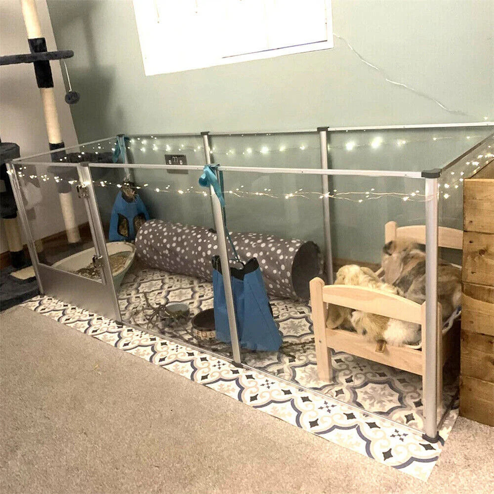 1 Pc Large Acrylic Dog Playpen