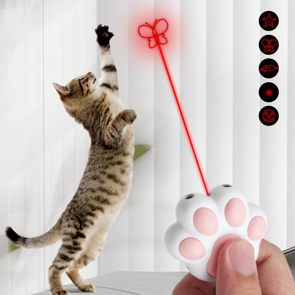 Interactive Funny Kitten Training Laser Toy