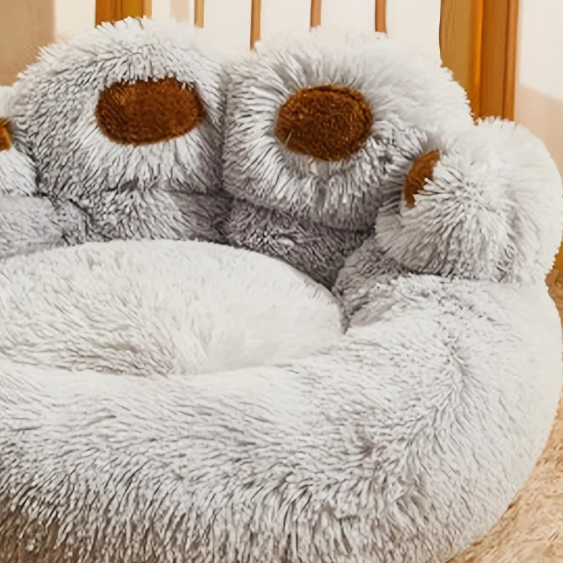 Soft Long Plush Cat dog warm bed