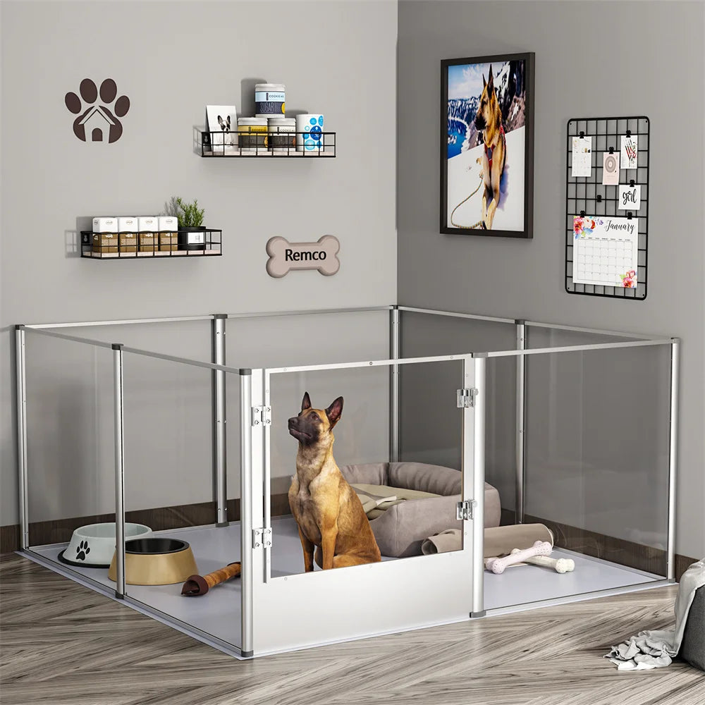 1 Pc Large Acrylic Dog Playpen