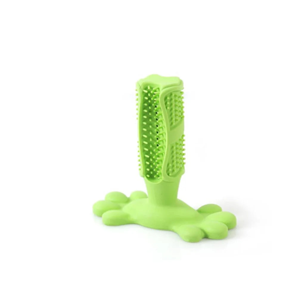 Dog Silicone Chewable Teeth Toothbrush
