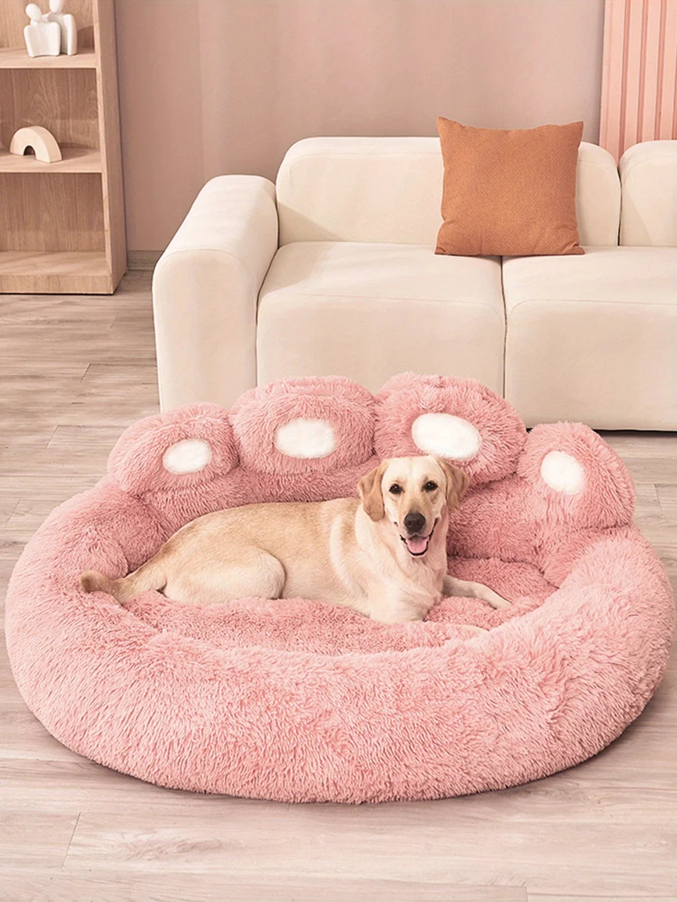 Soft Long Plush Cat dog warm bed