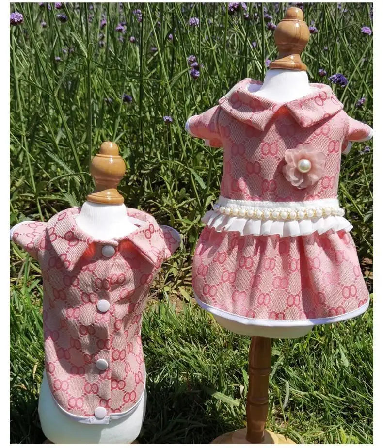 Pet Spring Clothing for Small and Medium-sized Dog Dress
