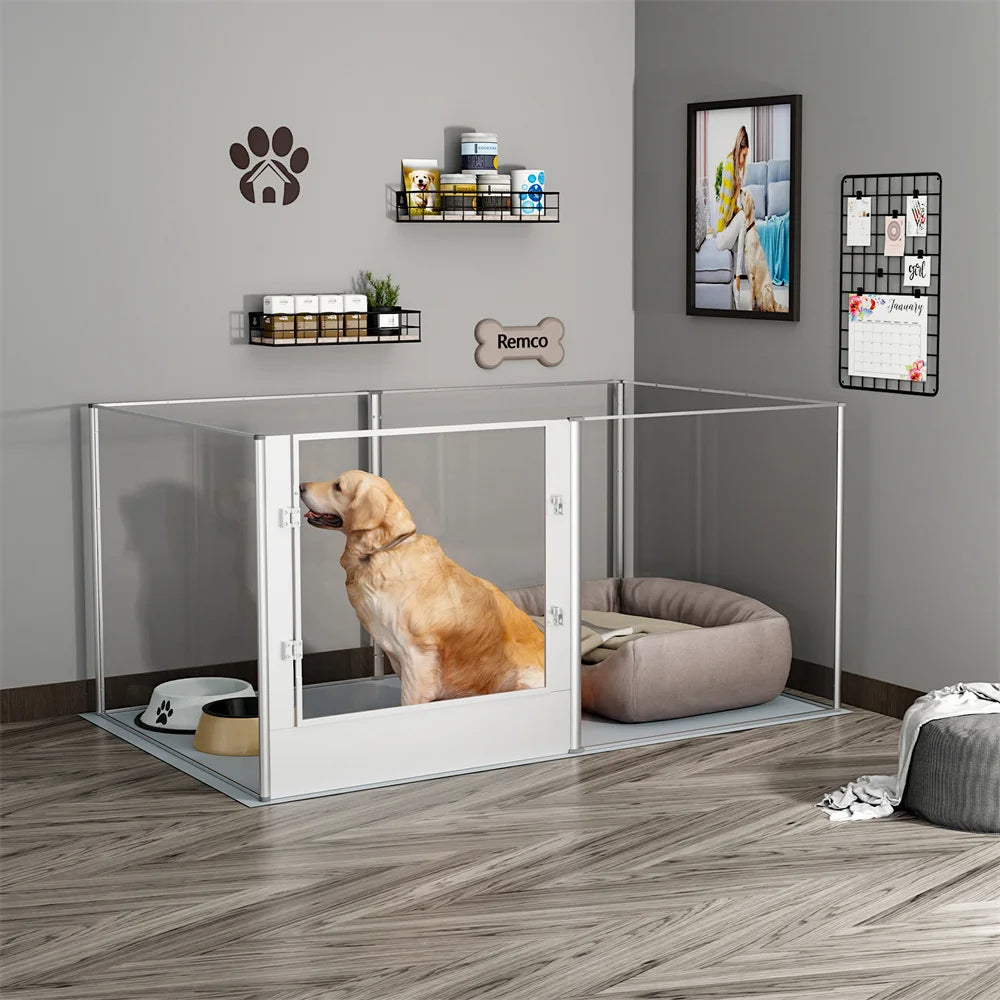 1 Pc Large Acrylic Dog Playpen