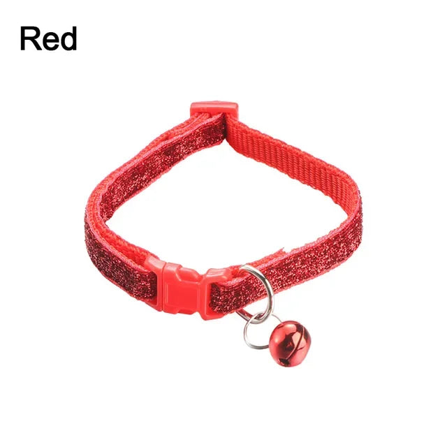 1 PC Colorful Bell Pendant Adjustable Dog and Cat Collars