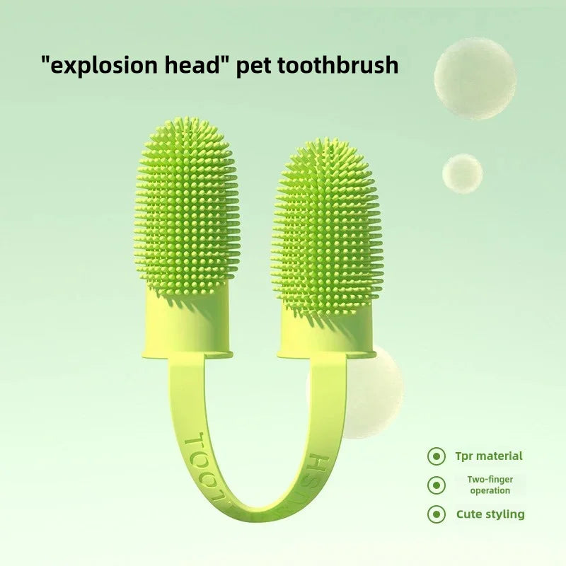 Cleaning Finger Toothbrush for Dogs