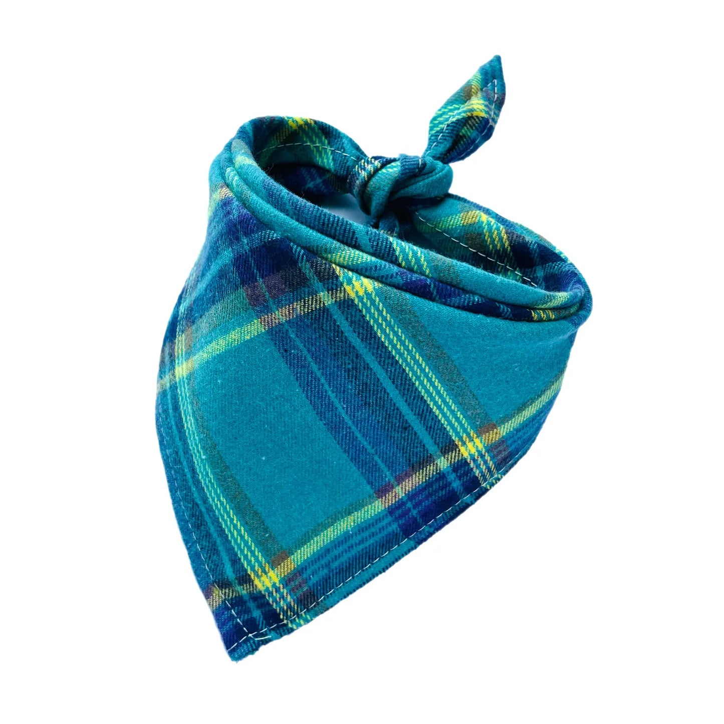 30/50 PCs Dog Plaid Bandanna