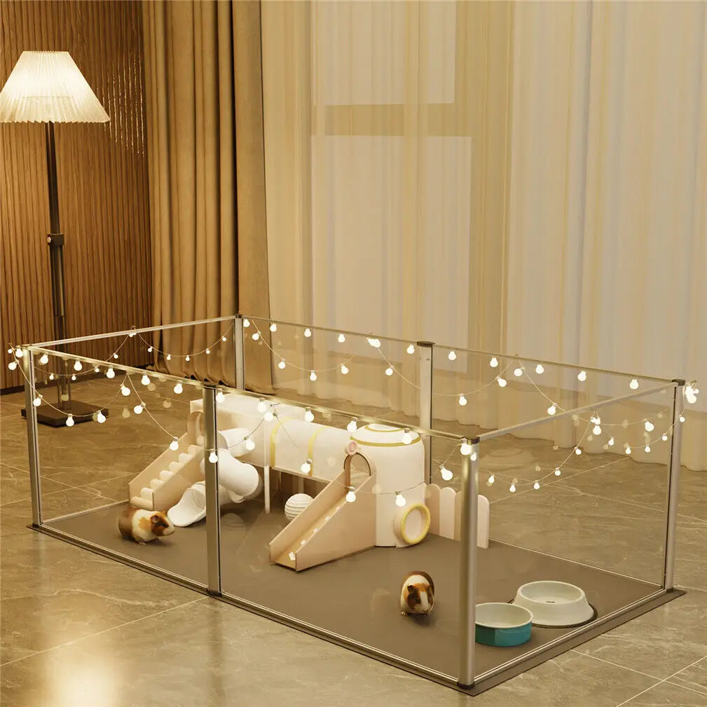 1 Pc Large Acrylic Dog Playpen
