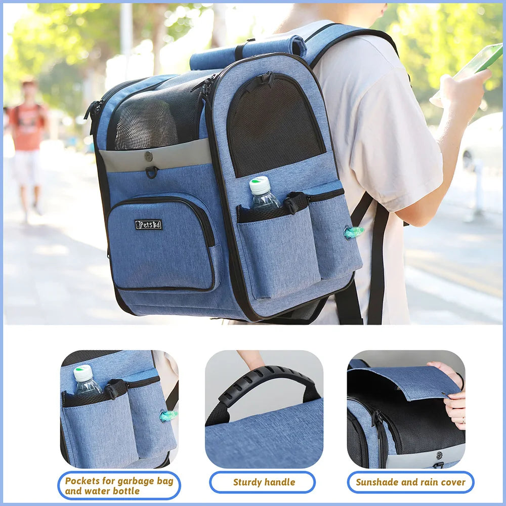 Pet Double Shoulder Backpack