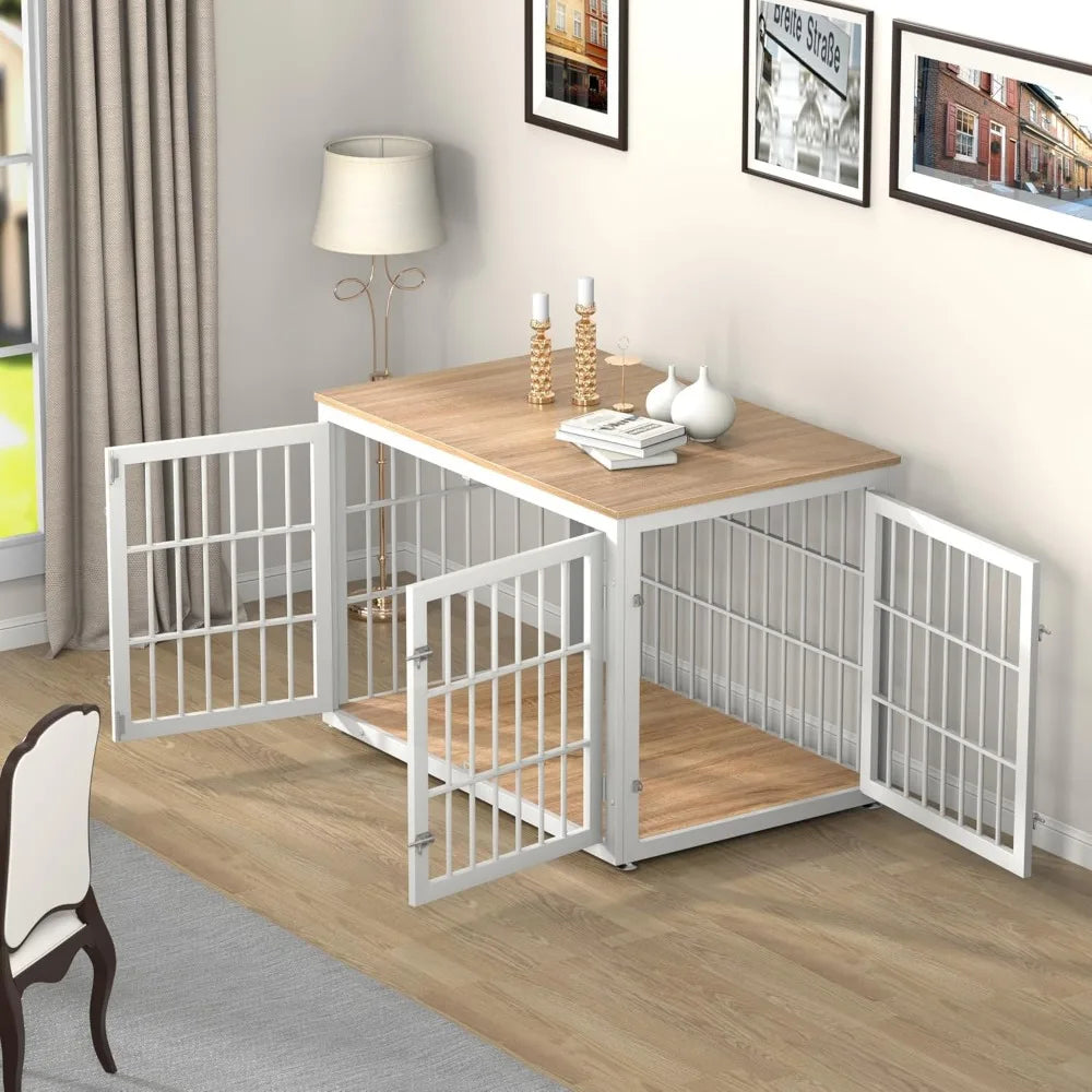 Rustic Heavy Duty Dog Crate Furniture