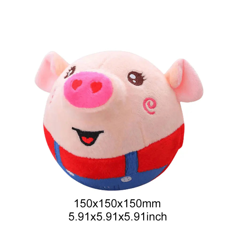 Electronic Pet Toy Music Vibration Bouncing Jump Ball