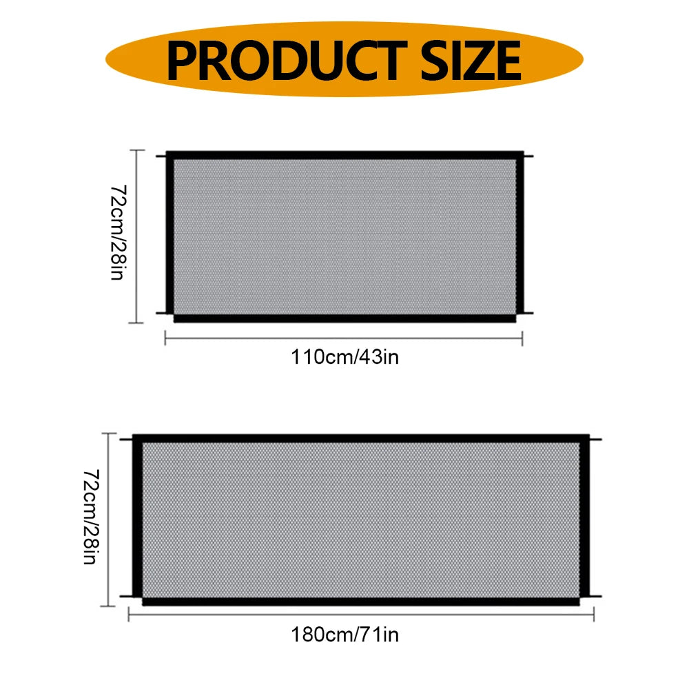 Pet Barrier Fences Pet Play Dog Safety Fence for Stairs Doorways Indoor and Outdoor