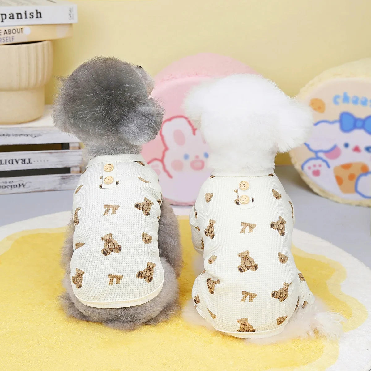 Pet Jumpsuits Bear Vest Spring Summer Clothes