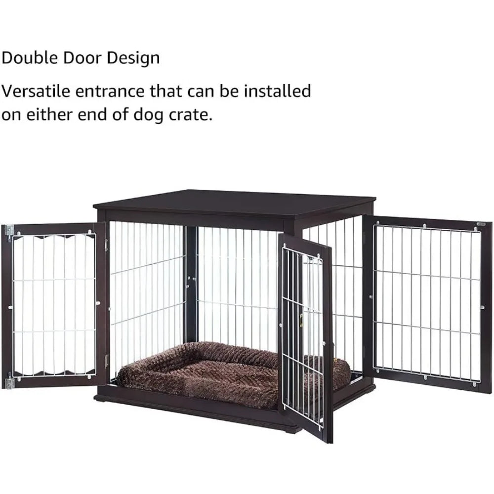 Furniture Style Dog Crate for Medium, Large Animals