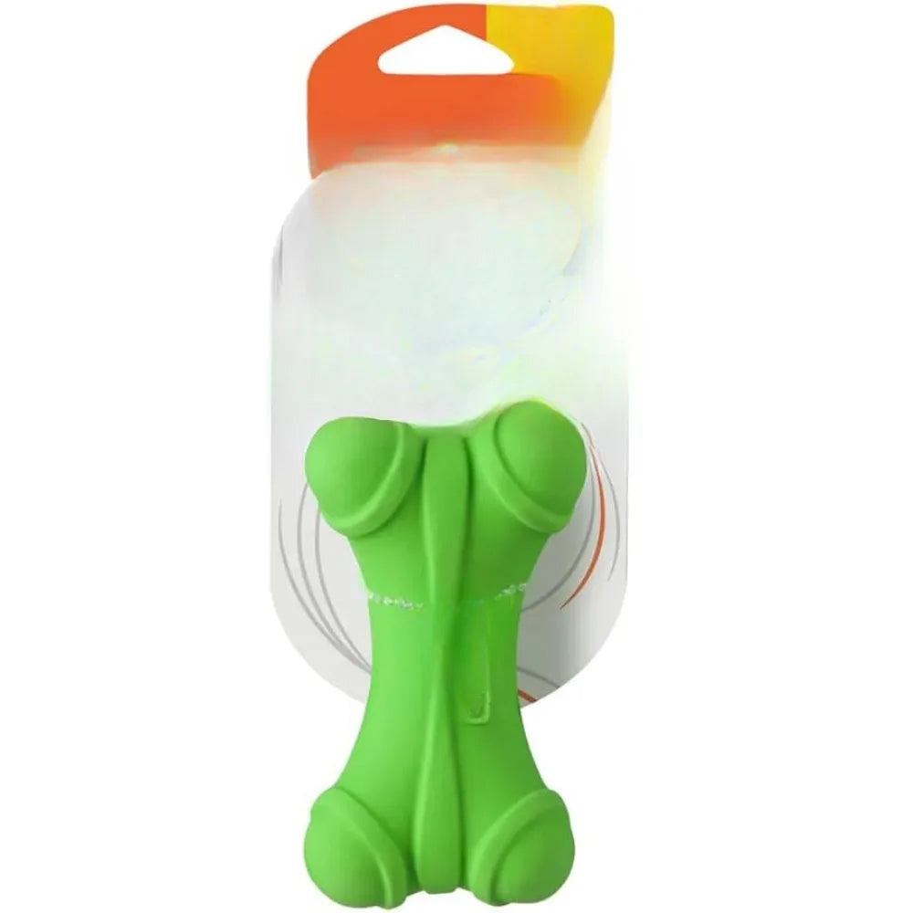 Dog Soft Play Bone Toy Assorted Colors