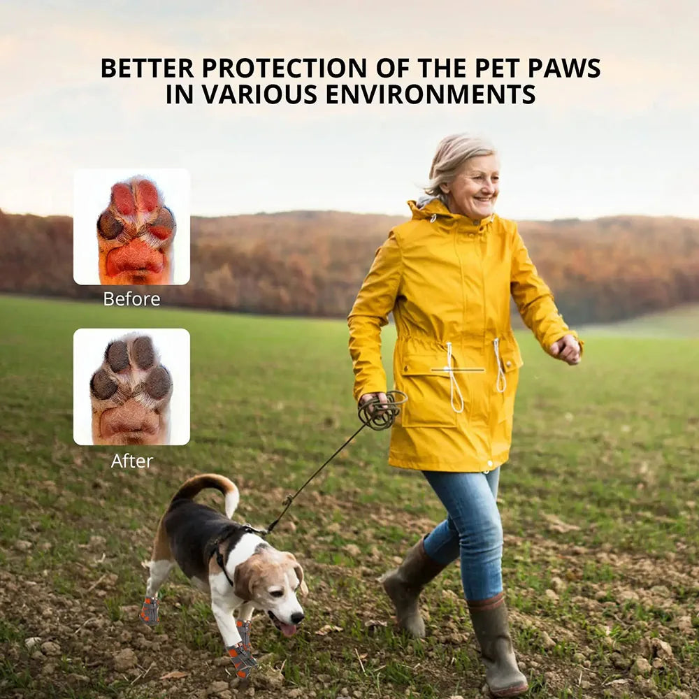 Anti Slip Shoes Waterproof for Small Dogs