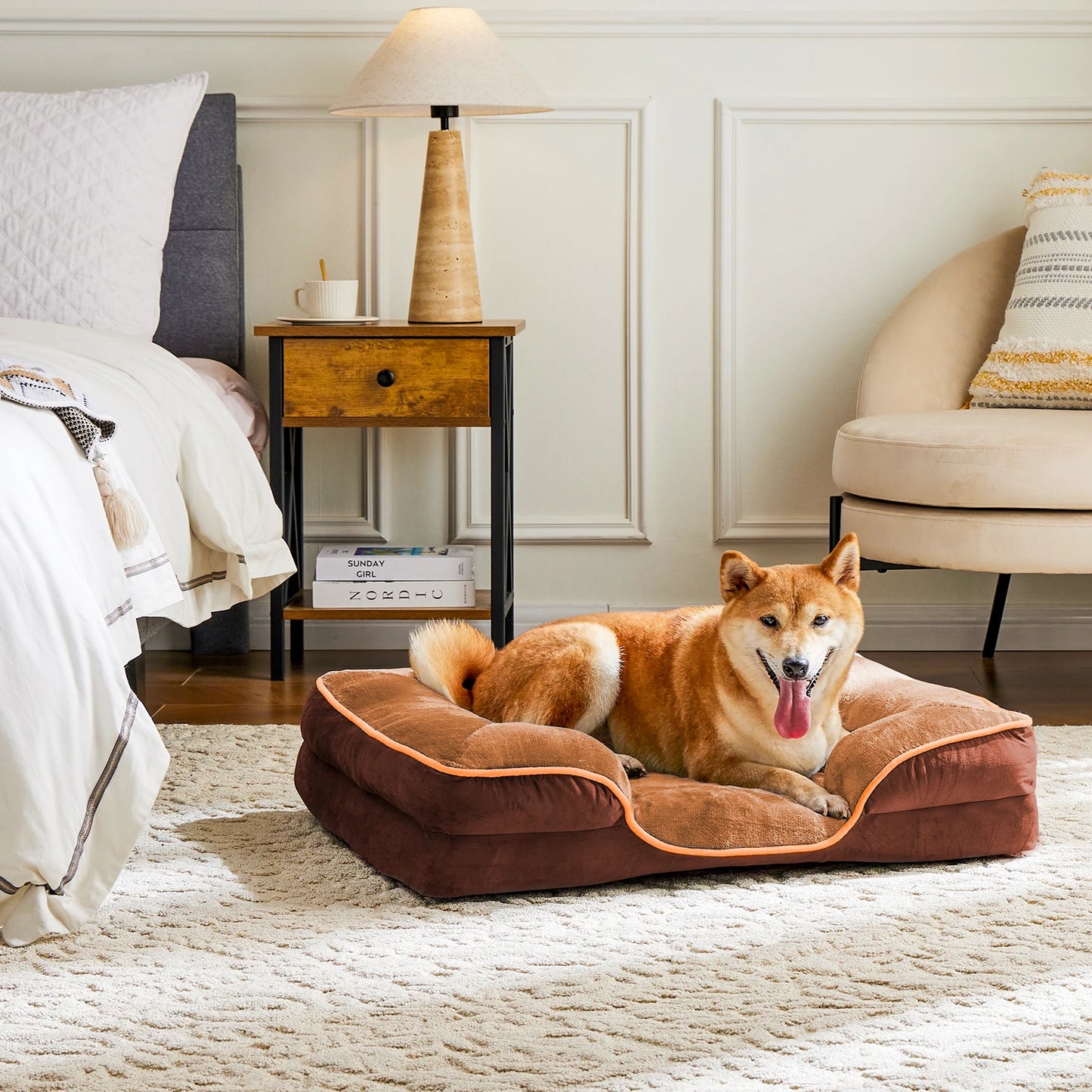 JHK Orthopedic Dog Bed Memory Foam