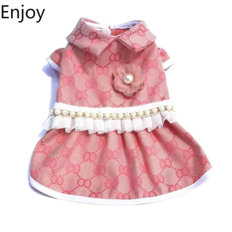 Pet Spring Clothing for Small and Medium-sized Dog Dress