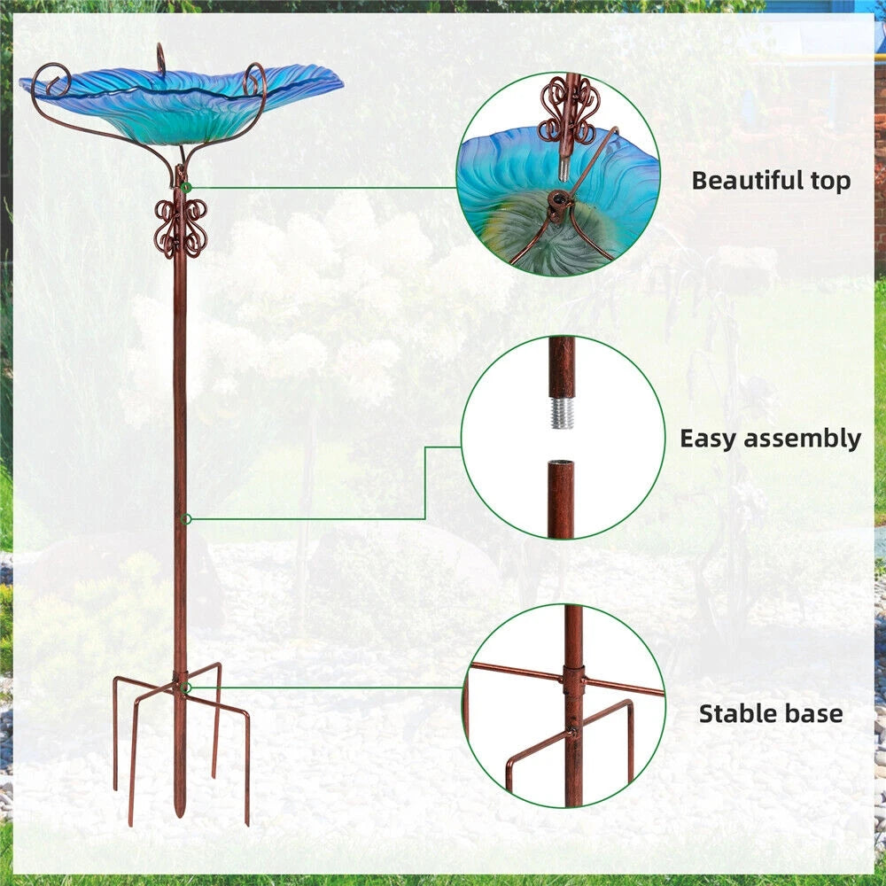 Bird Bath for Outdoor Garden Decorative