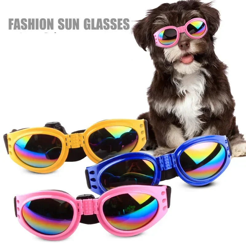 6 Colors Fashion Pet Dogs Sunglasses Waterproof Glasses For Small Medium Large Dogs Protection UV Goggles Pet Accessories