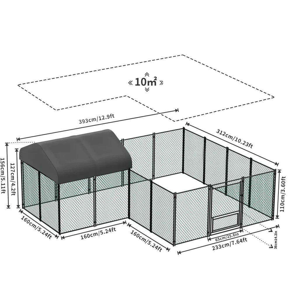 Heavy Duty Chicken Run Coop