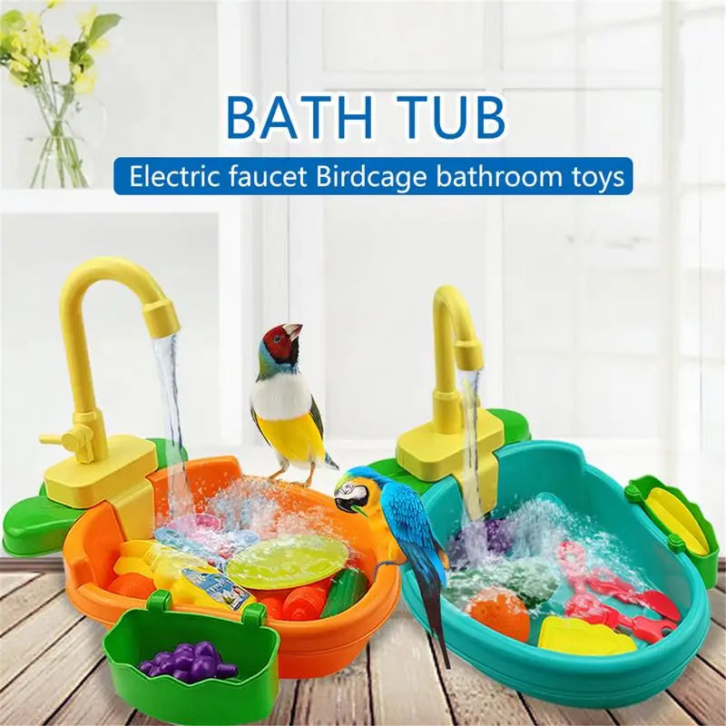 Accessories Parrot Toy Bird Bathtub