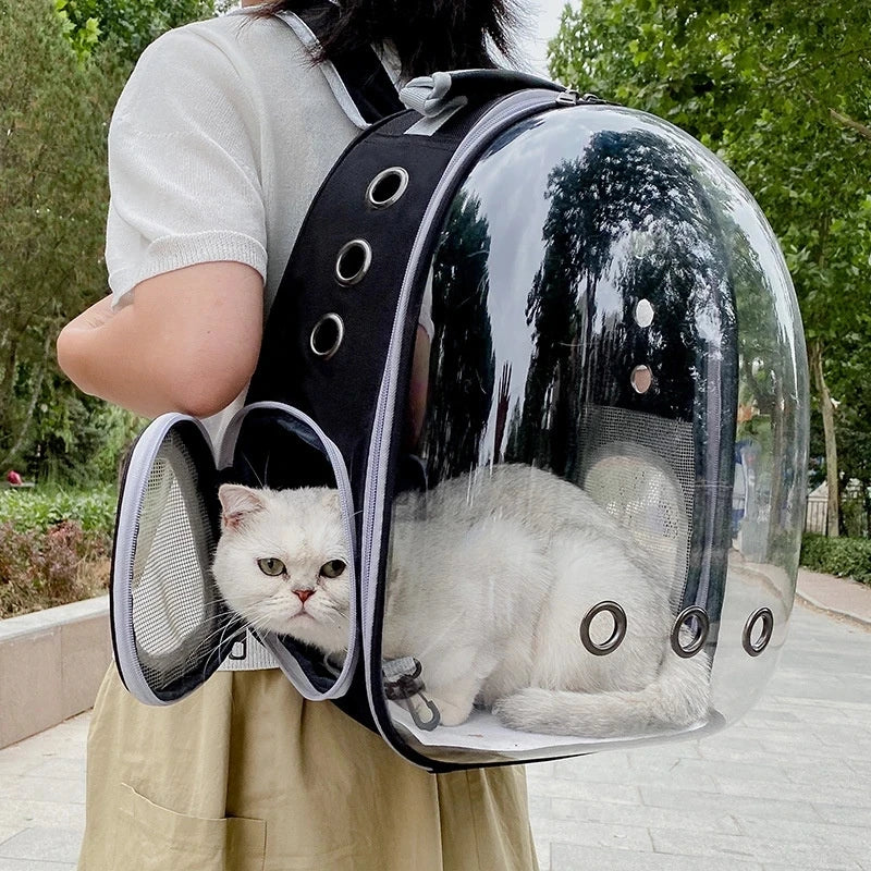 Pet Cat  Breathable Portable Transparent Backpack