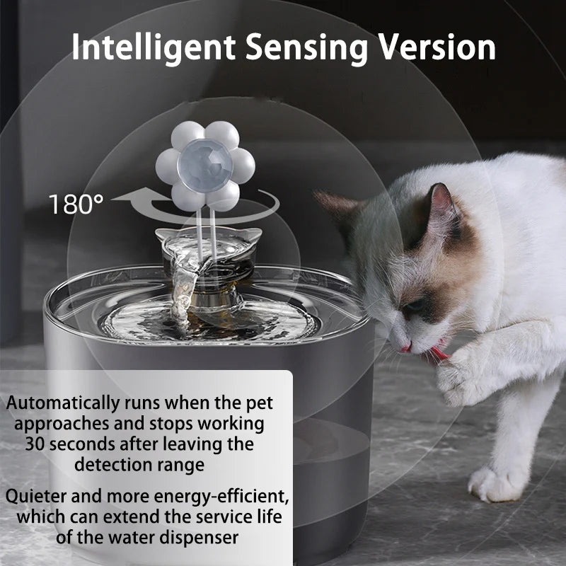 Cat Water Fountain Auto Filter USB Electric