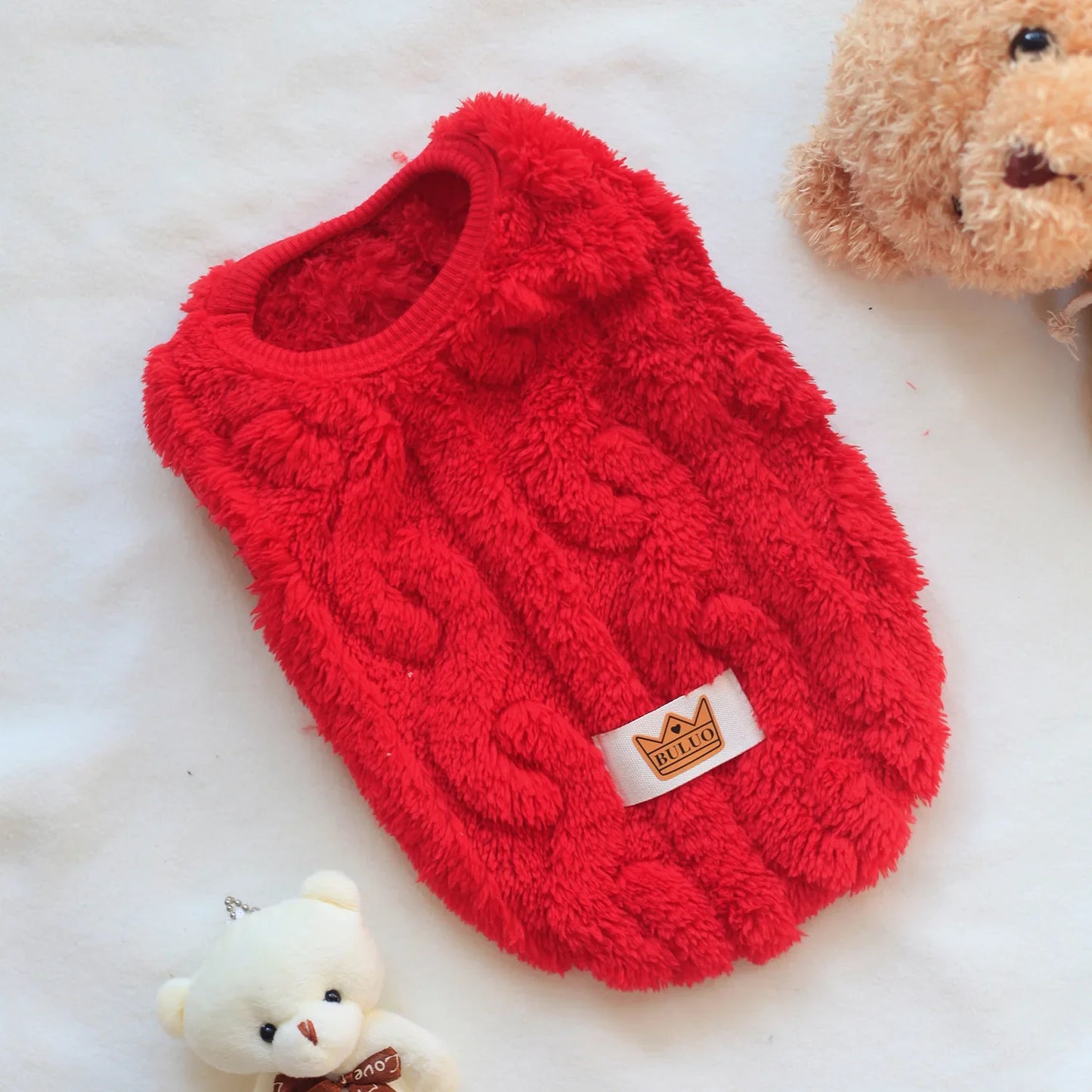 Pet Soft Cozy  Clothes Autumn Winter Warm Fleece