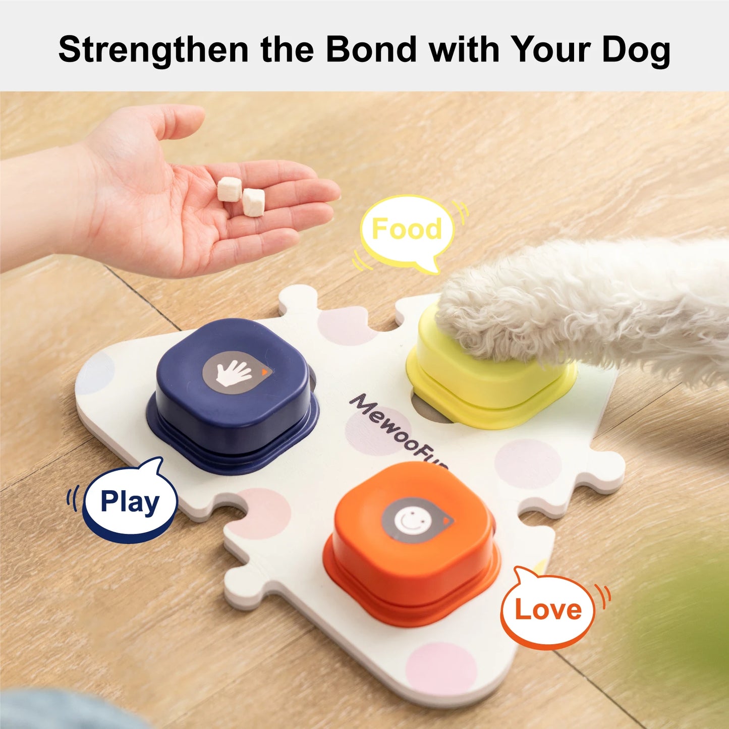 Talking Buttons with Mat for Dogs