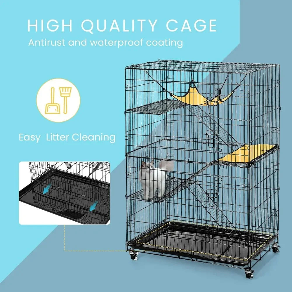 Folding Cage Cats Small Animal Cage for Big Dogs Dog Corral Pet Accessories Birdcage Large Cages Freight free