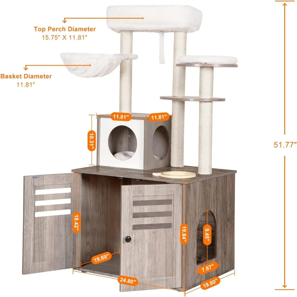 Cats Scratcher Modern Style Tower