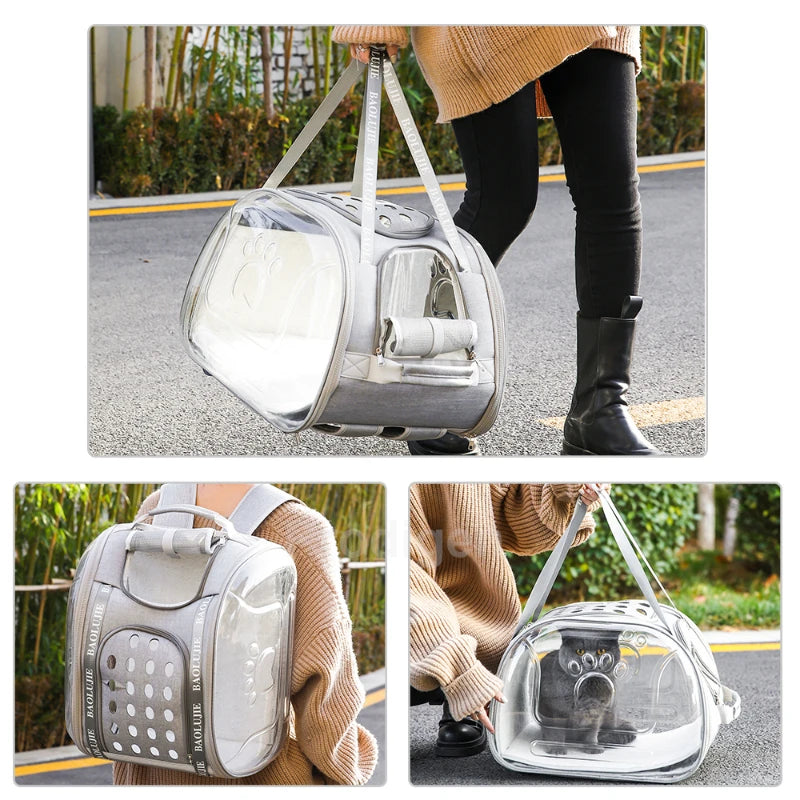 Outdoor Travel Breathable Pet Shoulder Bag