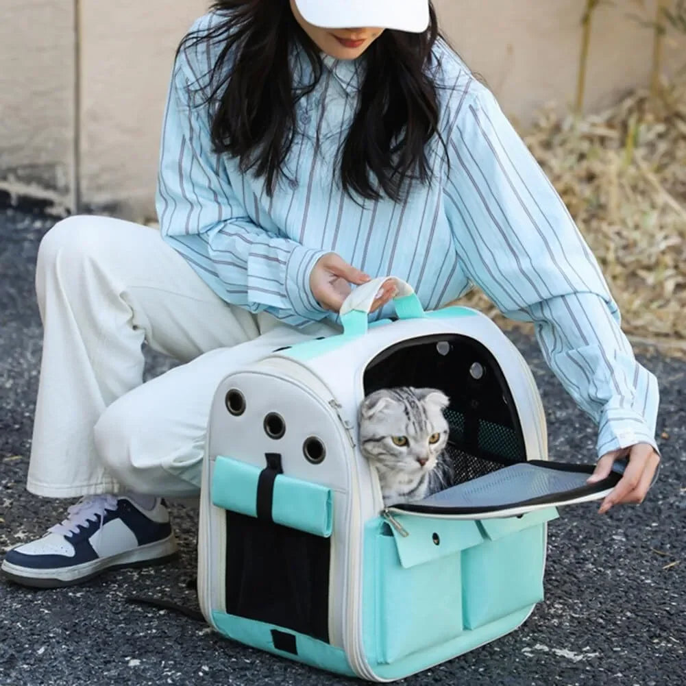 Cat Carrier Backpack Adjustable Strap