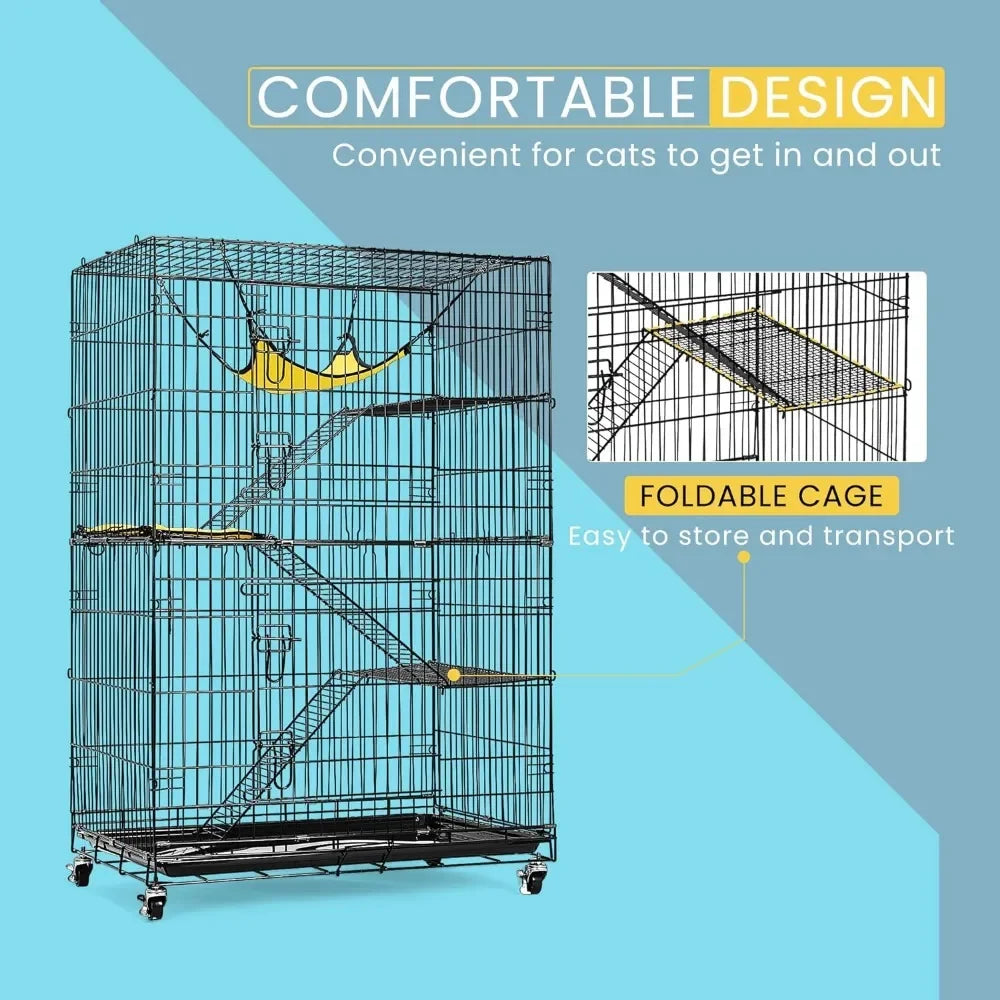 Folding Cage Cats Small Animal Cage for Big Dogs Dog Corral Pet Accessories Birdcage Large Cages Freight free