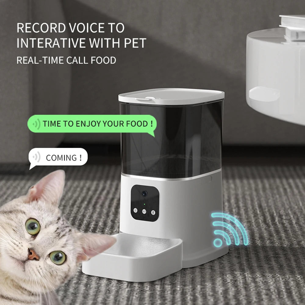 Automatic Pet Feeder For Cats Dog WiFi